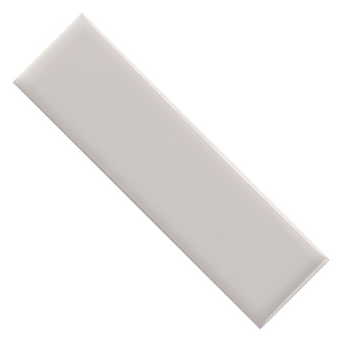 Glazed Ceramic 3 x 10 Subway Wall Tile in Slate Beige