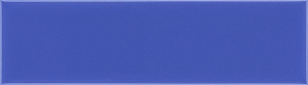 Glossy Ceramic 3 x 10 Subway Wall Tile in Ultramarine Blue