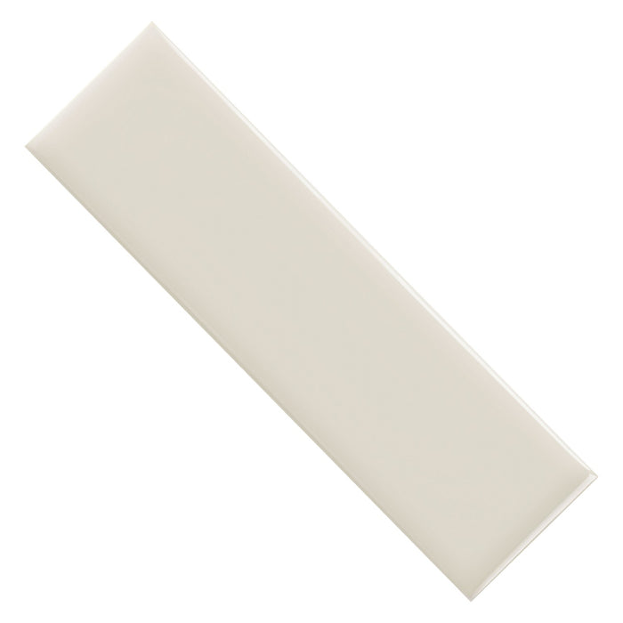 Glazed Ceramic 3 x 10 Vanilla Subway Wall Tile