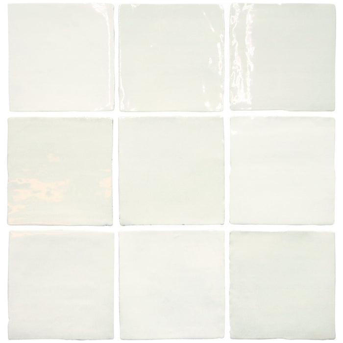 Glossy White Ceramic 5 x 5 Tile