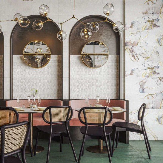 Green Distressed Metal Look Porcelain 24x24 Wall and Floor Tile