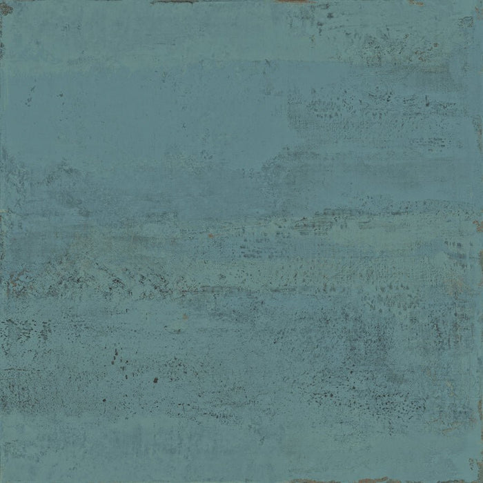 Green Distressed Metal Look Porcelain 24x24 Wall and Floor Tile