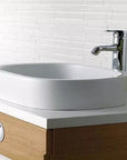 Ice White Block Glass Strip Mosaic Tile - TileBuys