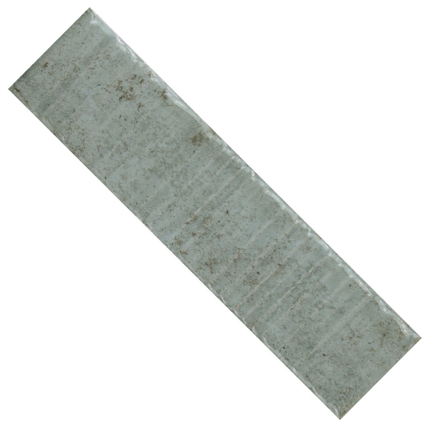 Jade 2x8 Groove Textured Ceramic Subway Tile