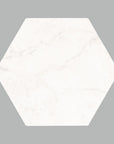 Keystone White Matte Porcelain 8x9 Hexagon Tile - TileBuys