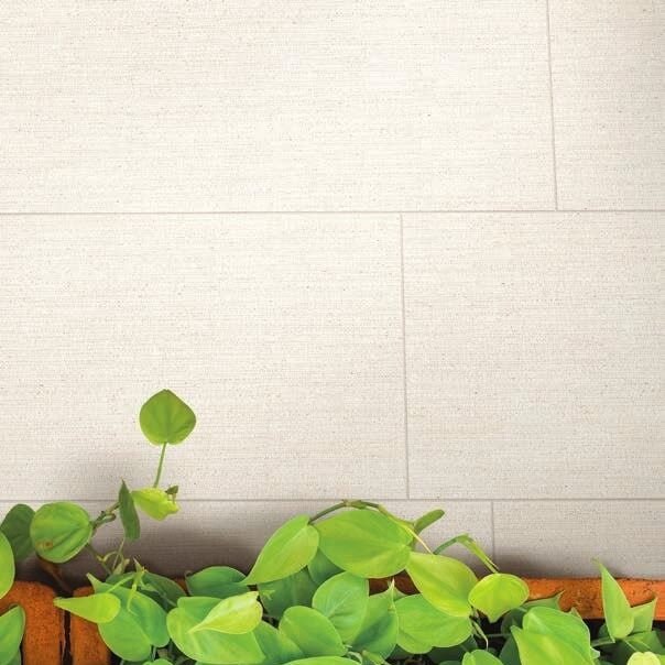 Linen Symmetry Fabric - Look Porcelain 12x24 Tile - Morning Mist - TileBuys