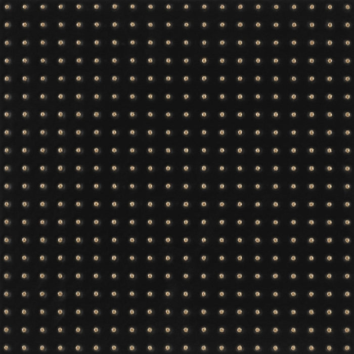 Matte Black 12 x 12 Wall Tile with Gold Dots in Grid Pattern - TileBuys