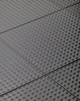 Matte Black 12 x 12 Wall Tile with Gold Dots in Grid Pattern - TileBuys