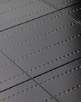 Matte Black 12 x 12 Wall Tile with Gold Dots in Quartet - TileBuys