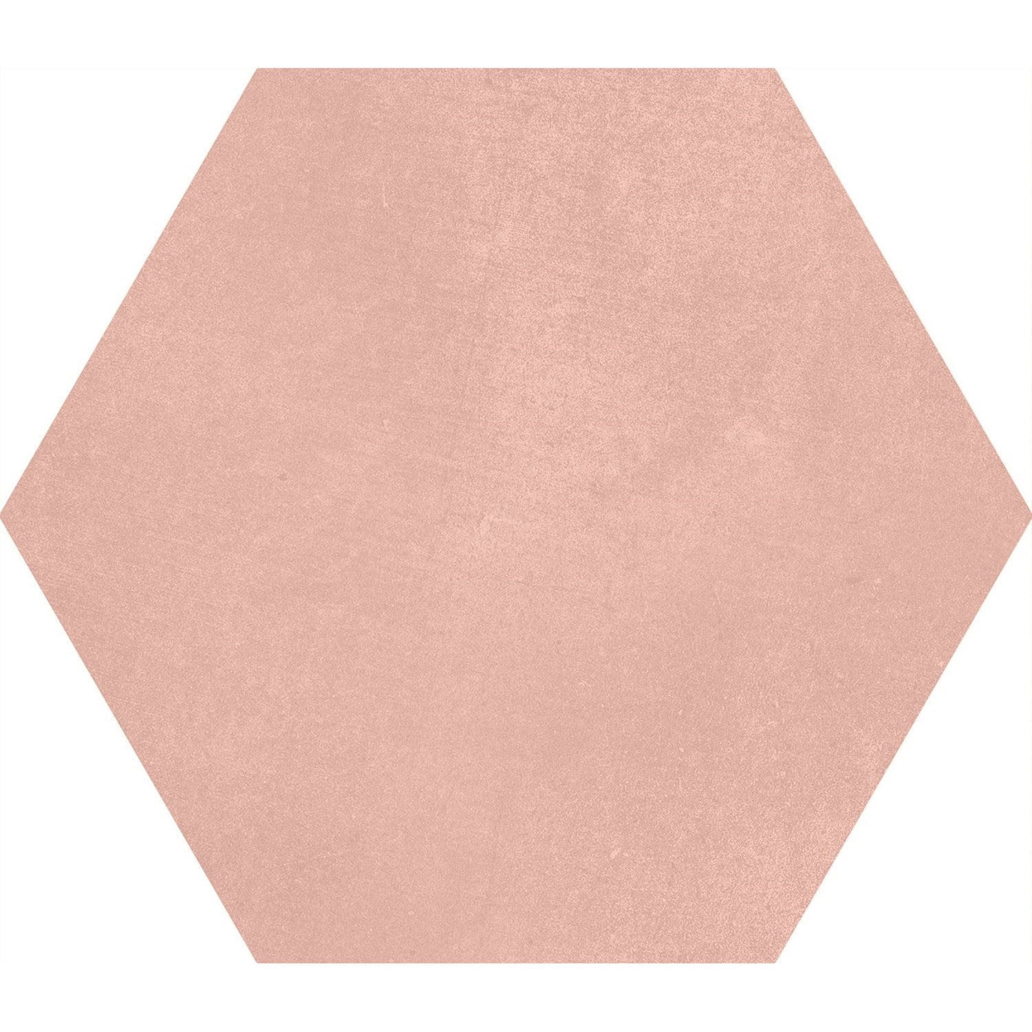 Matte Blush Pink 9x10" Hexagon Porcelain Tiles - TileBuys