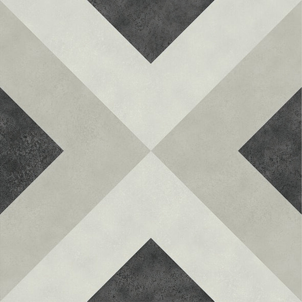 Matte Gray Diamond Pattern 6x6 Porcelain Tile - TileBuys