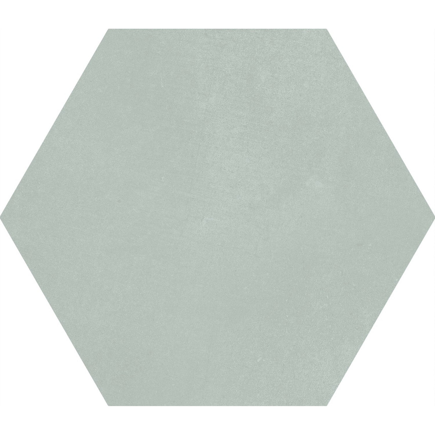 Matte Green 9x10" Hexagon Porcelain Tiles