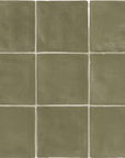 Matte Kale Green 4x4 Tiles