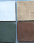 Terracotta Look 4x4 Ceramic Tiles in Natural Light