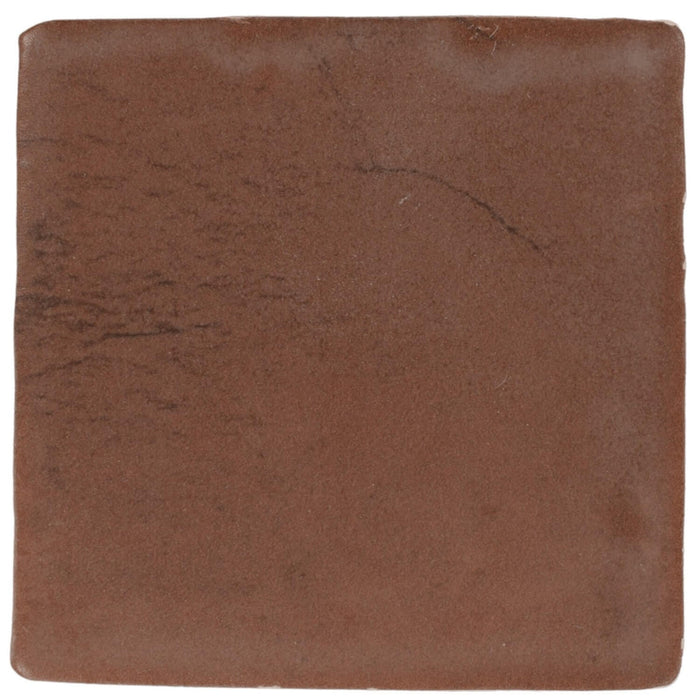 Matte Sienna Brown Terracotta Look 4x4 Tile