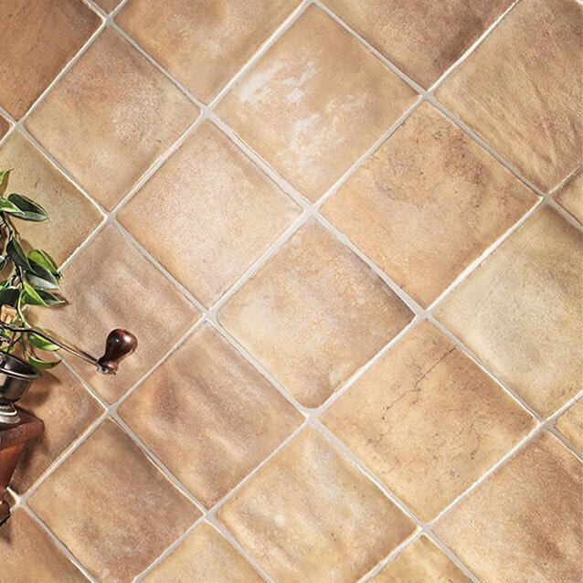 Matte Terracotta Orange Tiles