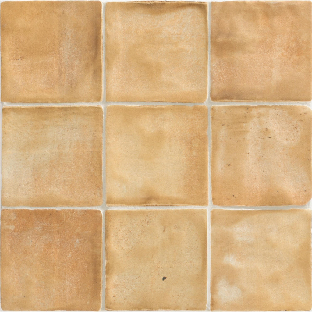 Matte Terracotta Orange Tiles