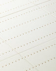Matte White 12 x 12 Wall Tile with Gold Dots in Quartet - TileBuys