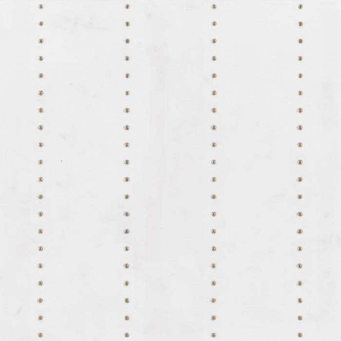 Matte White 12 x 12 Wall Tile with Gold Dots in Quartet - TileBuys