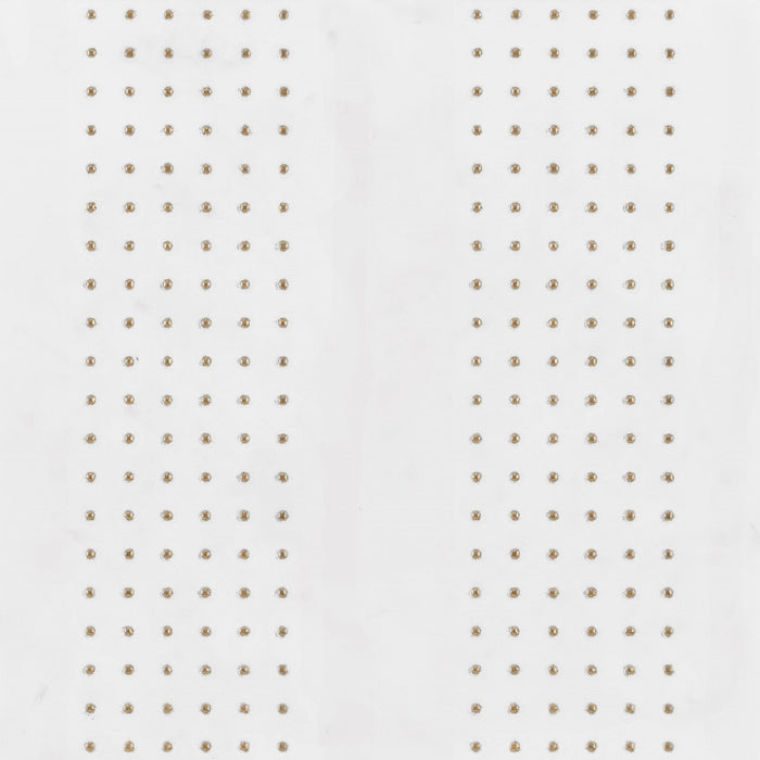 Matte White 12 x 12 Wall Tile with Gold Dots in Tandem - TileBuys