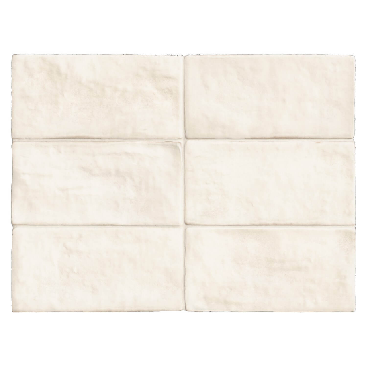 Matte Terracotta White Ceramic 4x8 Tile