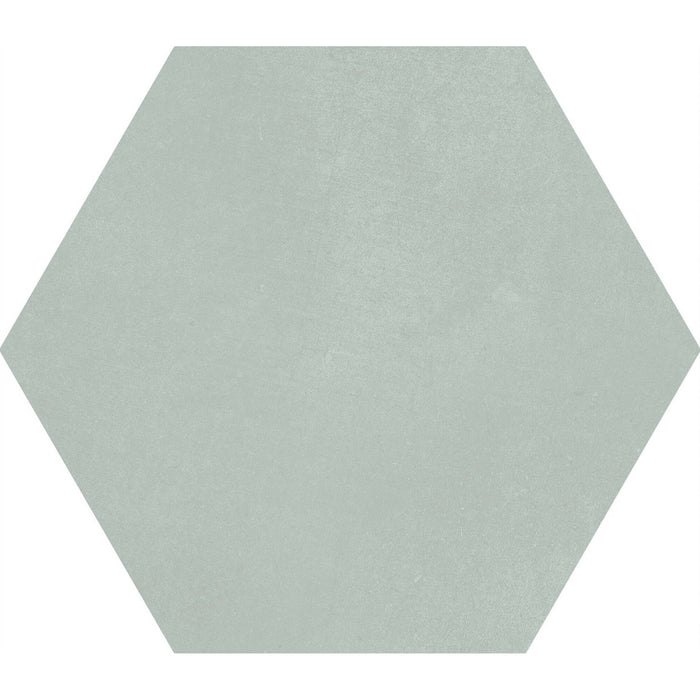 Matte Green 9x10" Hexagon Porcelain Tiles