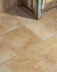Orange Red Brick Look 14x14 Porcelain Tile - TileBuys