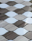 Paris Jardin Mixed Marble Mosaic Tile - TileBuys