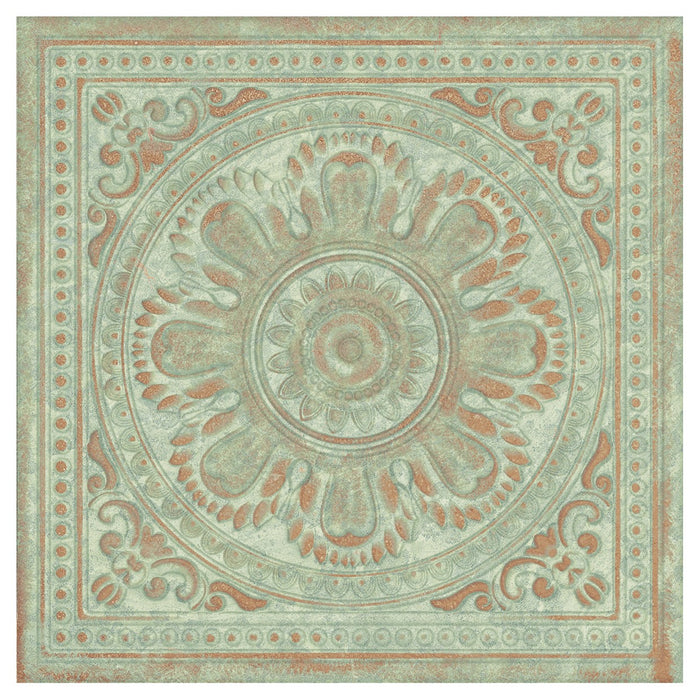 Patina Green Copper Vintage Look Tile