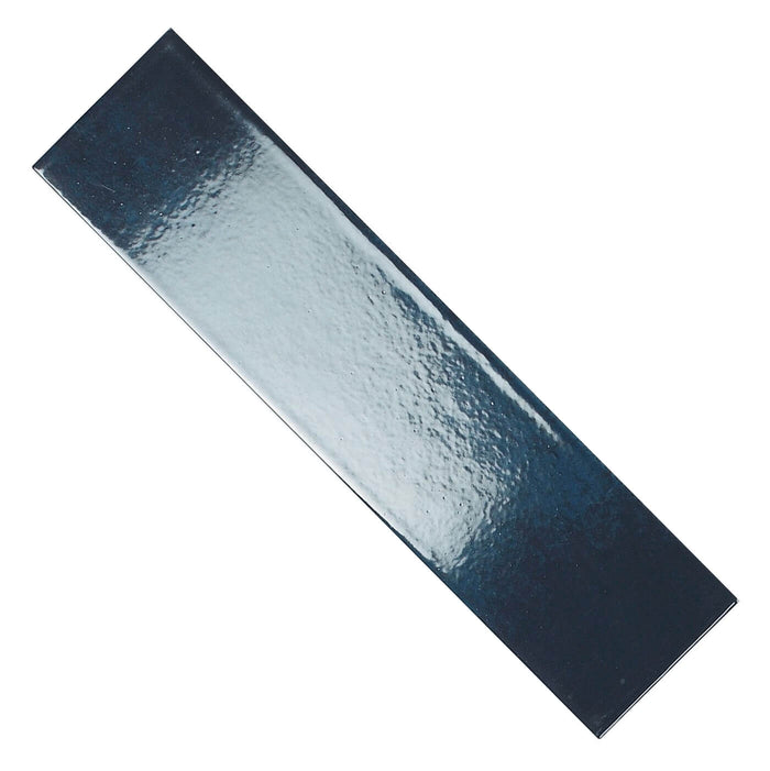 Reality Ceramic 3x12 Subway Wall Tile in Glossy River Blue - TileBuys