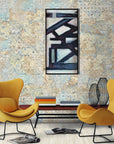 Rust Red, Boho Blue & Cream Distressed Carpet Look Porcelain Tile - TileBuys