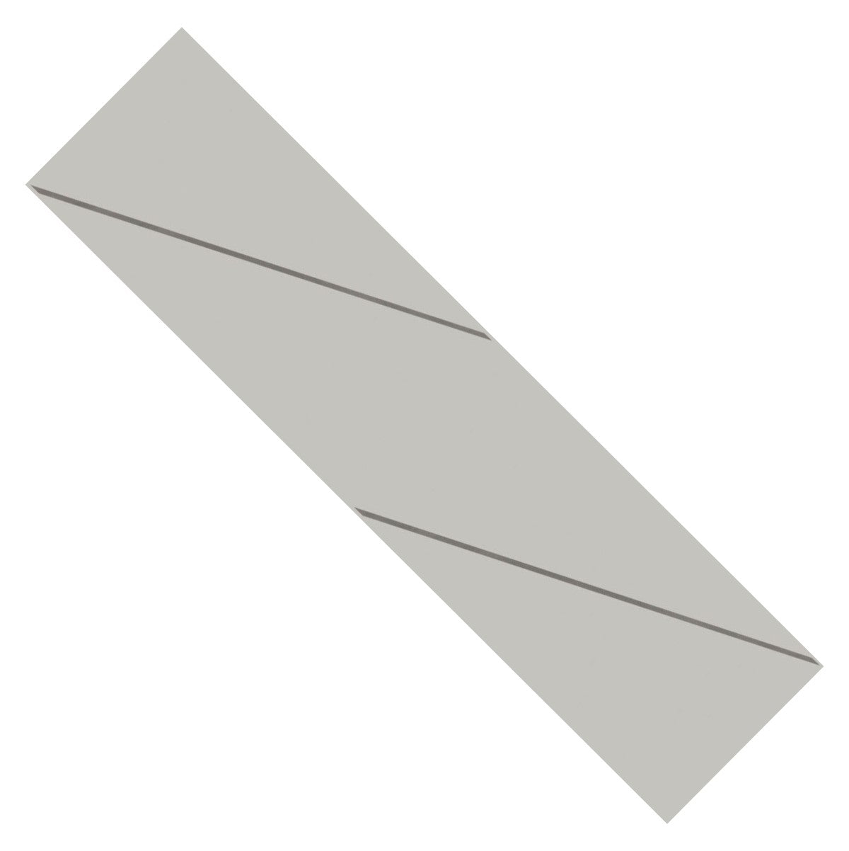 Silver Line 4 x 16 Gray Patterned Ceramic Subway Wall Tile - TileBuys
