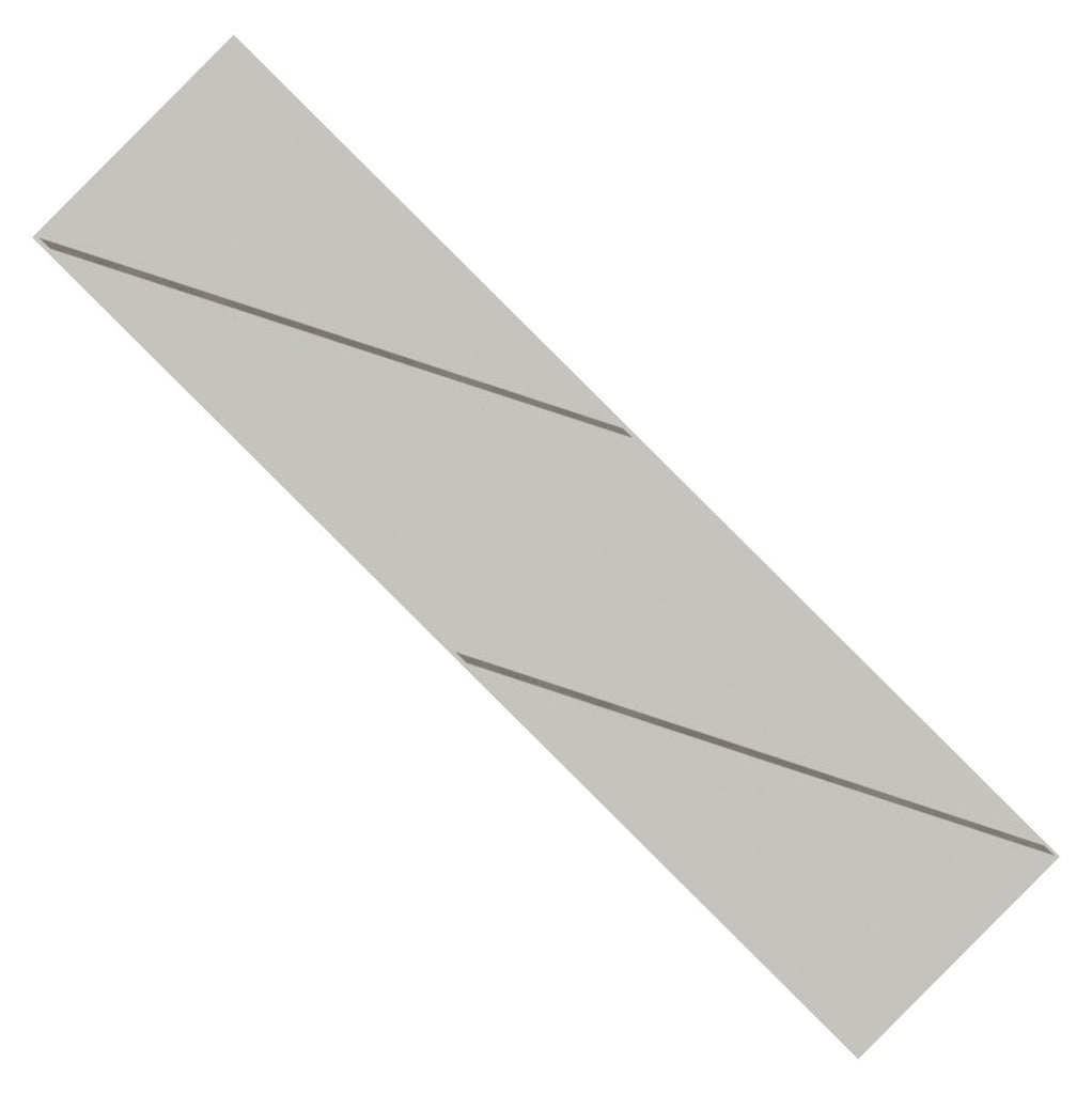 Silver Line 4 x 16 Gray Patterned Ceramic Subway Wall Tile - TileBuys