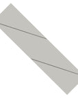 Silver Line 4 x 16 Gray Patterned Ceramic Subway Wall Tile - TileBuys