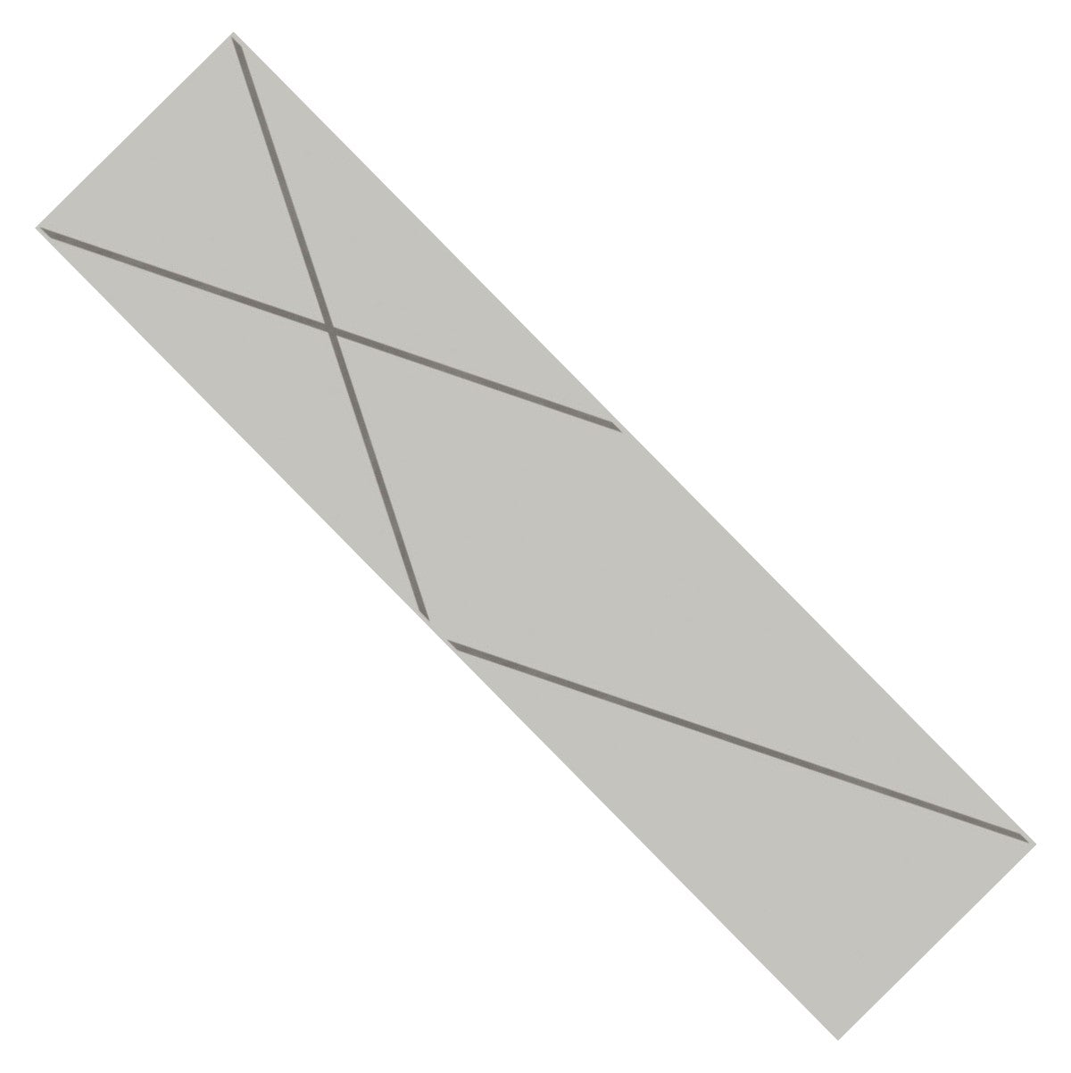 Silver Line 4 x 16 Gray Patterned Ceramic Subway Wall Tile - TileBuys