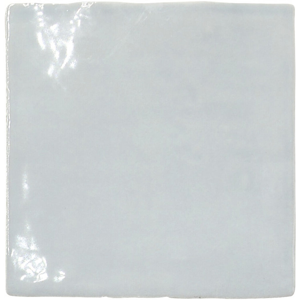 Glossy Sky Blue Ceramic 5 x 5 Tile