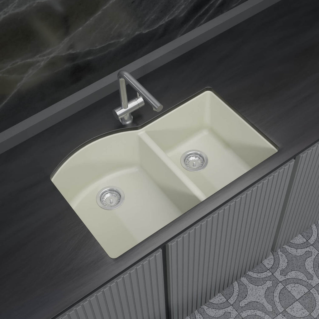 Soci Sinks - Athos Granite Composite Kitchen & Bar Sinks - TileBuys