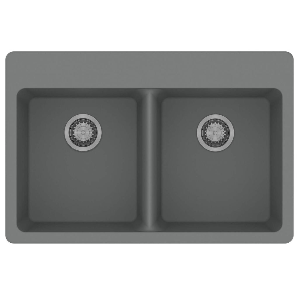 Soci Sinks - Athos Granite Composite Kitchen & Bar Sinks - TileBuys