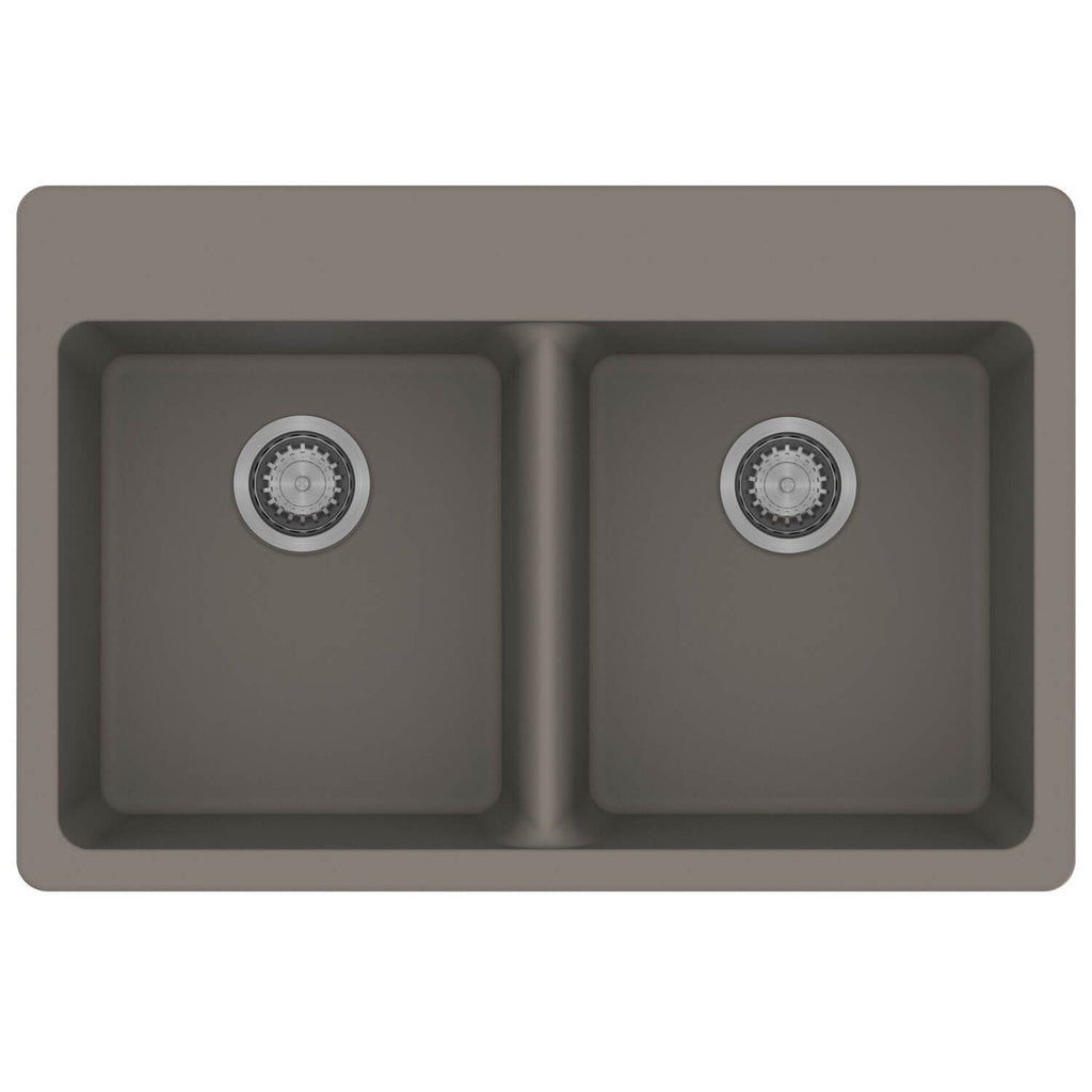 Soci Sinks - Athos Granite Composite Kitchen & Bar Sinks - TileBuys