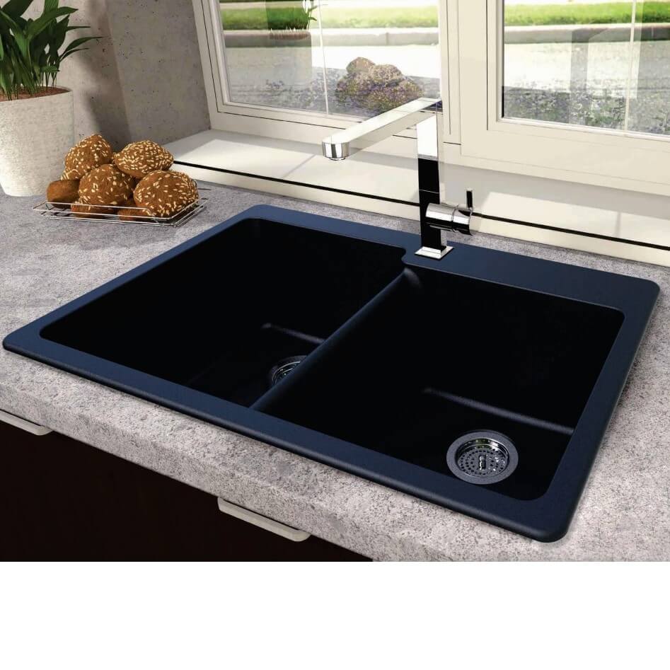 Soci Sinks - Athos Granite Composite Kitchen &amp; Bar Sinks - TileBuys
