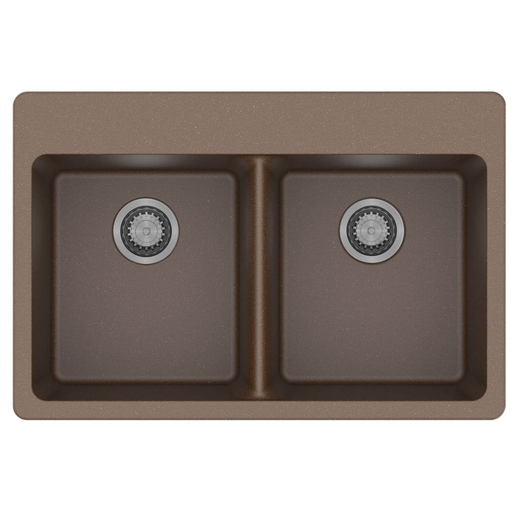 Soci Sinks - Athos Granite Composite Kitchen & Bar Sinks - TileBuys