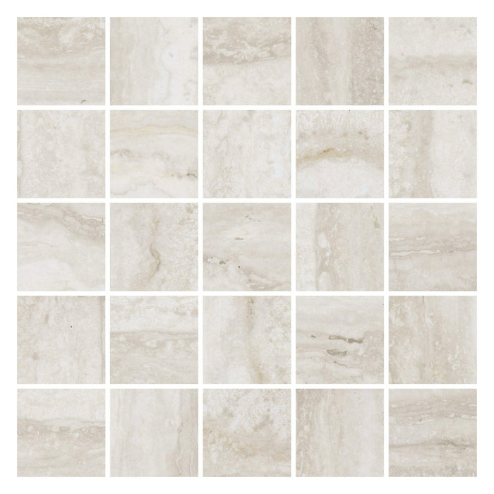 Tivoli Ice Matte Porcelain 2x2 Squares Mosaic Tile - TileBuys