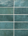 Turquoise 2x8 Ceramic Subway Wall Tiles