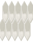 Warm Gray Ceramic Picket Tile Southampton - TileBuys