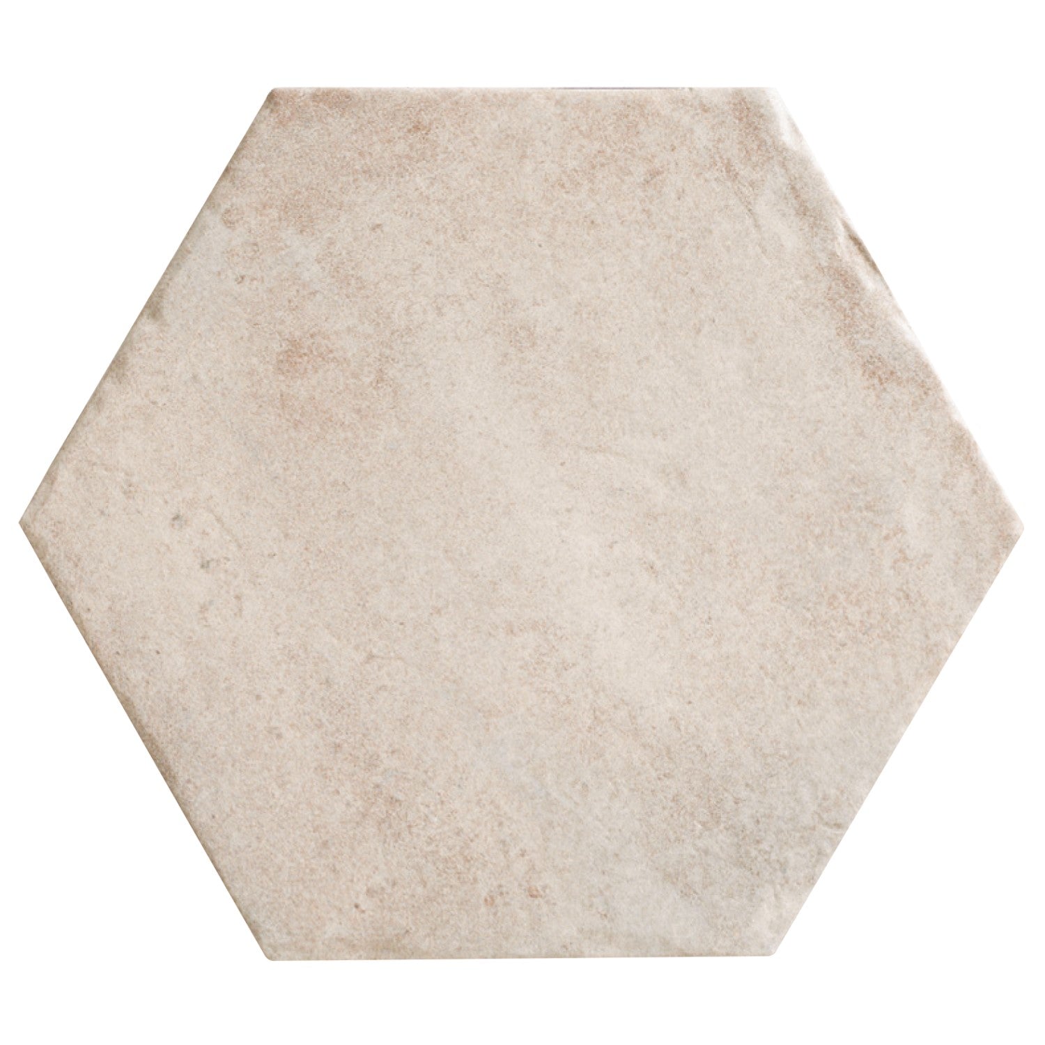 Weathered White Brick Look Hexagon Porcelain Tile - TileBuys