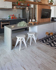 White Barnwood Look 8x48 Porcelain Tile - TileBuys