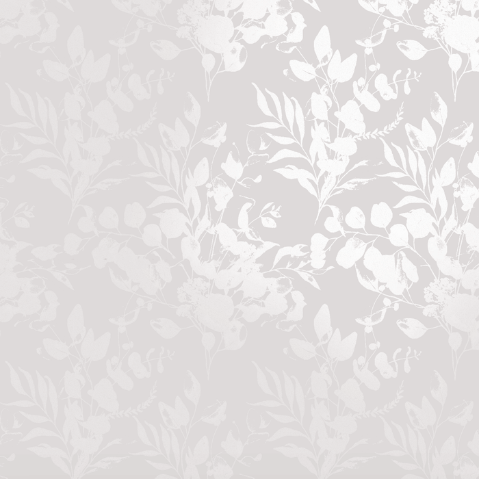 White Luxe Flower 18x47 Ceramic Wall Tile - TileBuys