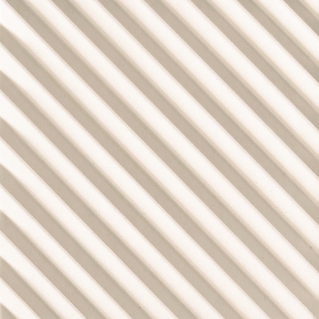 White Porcelain Ribbed 5x5 Tile