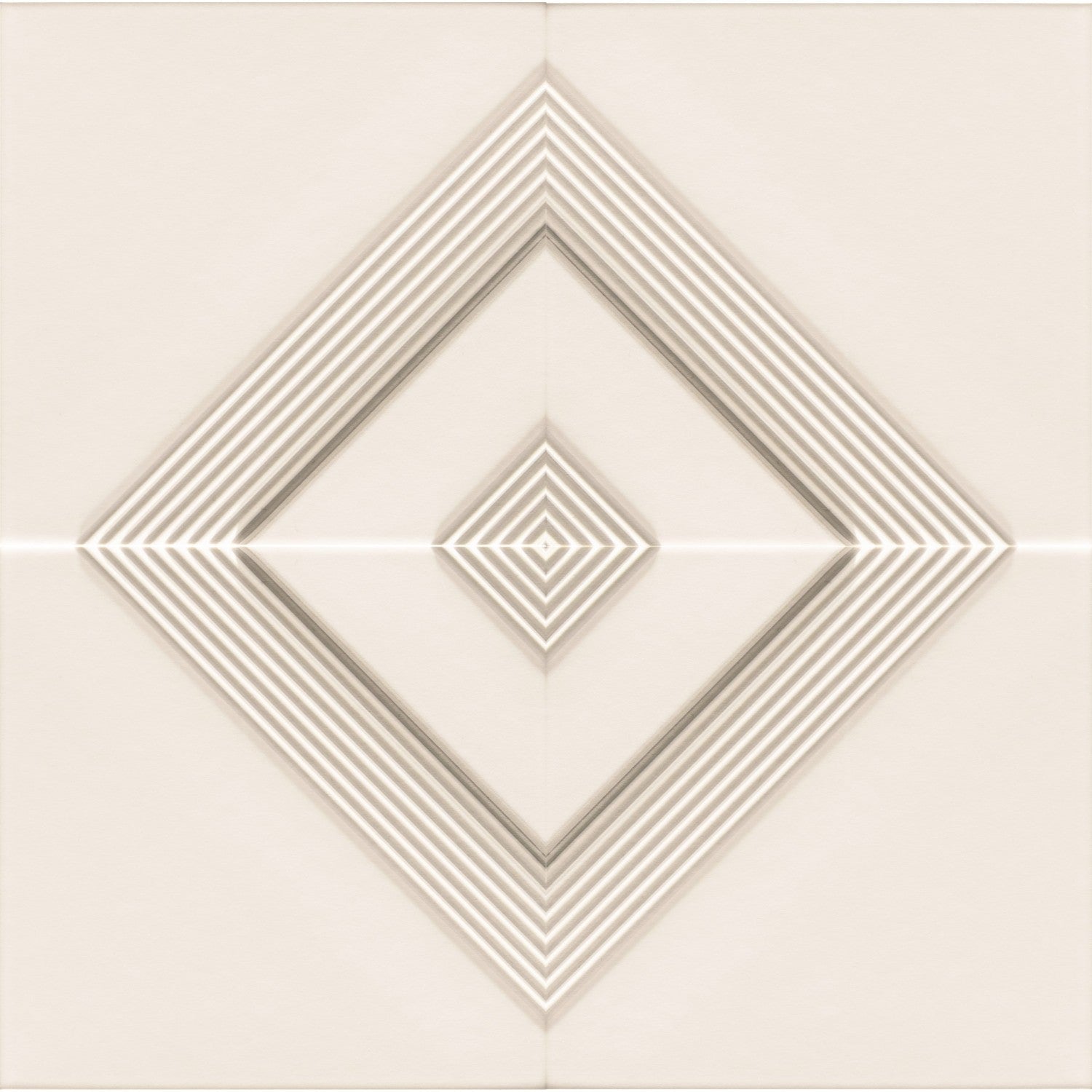White Diamond Relief 5x5 Tiles