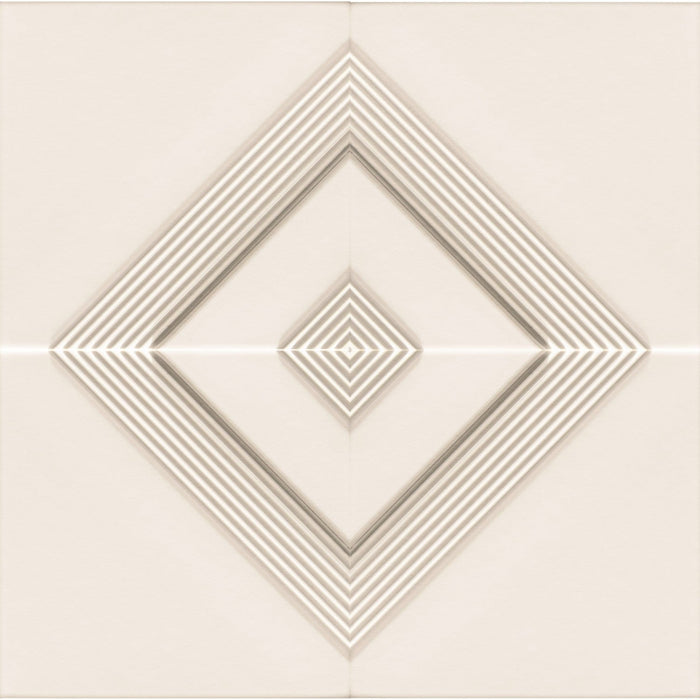 White Diamond Relief 5x5 Tiles